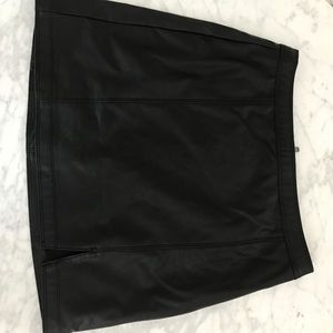 Faux leather A&F Skirt
